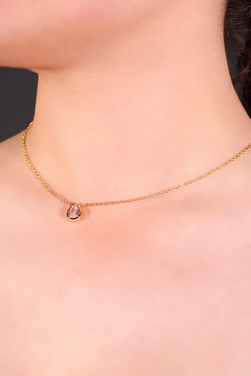 Collar mini diamante